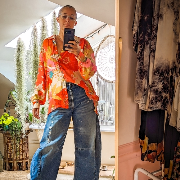 Spell/Free People Tyler blouse XS - Picture 3 of 7